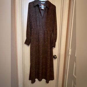 Steve Madden BB Dakota V-Neck Long Sleeve Dress